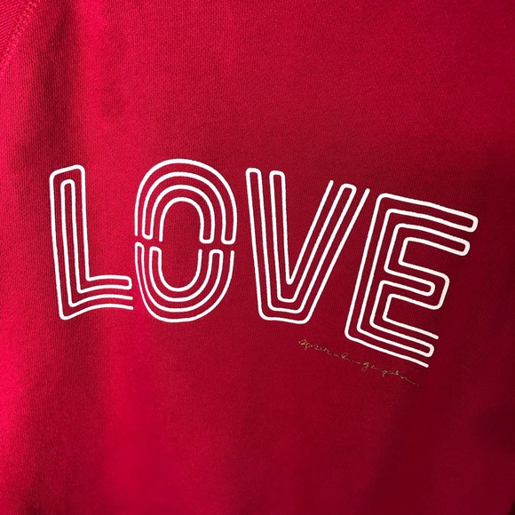 Spiritual Gangster women’s pink LOVE sweatshirt pull over crew neck large - Picture 2 of 8